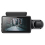 Видеорегистратор для автомобиля Full HD 1080P WI-FI с двумя объективами, передняя и задняя камера FHD 360°