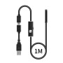 Эндоскоп usb бороскоп водонепроницаемый со светодиодной подсветкой андроид