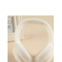 Беспроводные Bluetooth-наушники теплые плюшевые с имитацией шерсти кролика