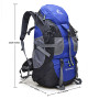 Трекинговий Рюкзак Adventure 50L (Відеоогляд) синій