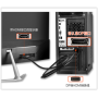 Перехідний кабель DP-HDMI Кабель 4K HD версії 1.2 DisplayPort-HDMI