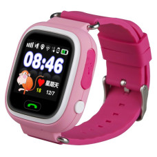 Дитячі смарт-годинник з GPS-трекером Smart Watch Q80 Pink (KR-4)