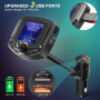 FM-передавач для автомобіля ZEEPORTE Bluetooth чорний Black