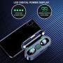 Бездротові навушники F9 LED TWS водонепроникні міні Bluetooth с встроенным Power Bank