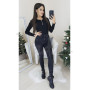 Джинси жіночі Американка темно-сіра New Jeans 3399 АРТ .: 1102424