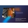 Проектор COOAU 5500 люмен, екран 1080P і 200 дюймів з динаміками Hi-Fi