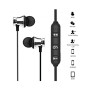 Бездротові Bluetooth-навушники XT11 з вбудованим мікрофоном (Чорні)