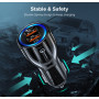 Автомобільний зарядний пристрій прикурювач Універсальний подвійний XCZJ USB Quick Charge 3,0 швидкий