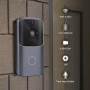 Дверний Wi-Fi відео дзвінок Doorbel M10 домофон бездротової сріблястий