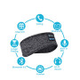 Bluetooth навушники для сну пов'язка на голову м'яка, зручна сіра