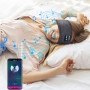 Bluetooth навушники для сну пов'язка на голову м'яка, зручна сіра