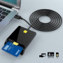 Пристрій читання смарт-карт USB підтрімує чіп-карту Sim IC ID EMV
