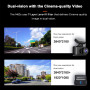 Відеореєстратор автомобільний 2,45-дюймовий 4K 2160P GPS WIFI
