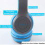 Беспроводные наушники гарнитура Р47 Bluetooth черные
