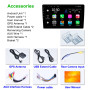 Автомобильный DVD-плеер с экраном Android 10 TN 2 +32G радио 2din 9" автомагнитола AHD + FM RDS