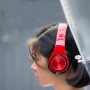 Bluetooth Наушники беспроводные B39 со светодиодными вставками красные