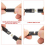 USB-кабель-браслет для заряджання з роз'ємом Micro USB шкіряний плетений
