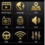 Автомобільний DVD-плеєр MP4 Wi-Fi Bluetooth Android, дзеркальний зв'язок, FM, GPS, 2 din 2.5" РК-монітор