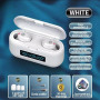 Bluetooth наушники F9  LED Display индикатор заряда Power Bank 3 в 1