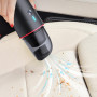 Автомобильный пылесос с аккумулятором Handheld Vacuum Cleaner Черный НВ08