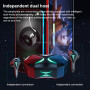 Беспроводные игровые наушники TWS-A10 с кейсом для зарядки, игровая гарнитура с тремя режимами для смартфона