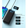 Power bank 30 000 мАч быстрая зарядка Зарядное устройство аккумулятор для телефона LED дисплей фонарик
