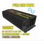 Преобразователь напряжения инвертор 12/220V PH-RD чистая синусоида 800W (пиковая 4000w)