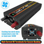 Преобразователь напряжения инвертор 12/220V PH-RD чистая синусоида 500W (пиковая 3000w)