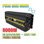 Преобразователь напряжения инвертор 12/220V PH-RD чистая синусоида 1300W (пиковая 8000w)