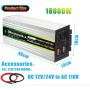 Преобразователь напряжения инвертор 12/220V PH-RD чистая синусоида 3000W (пиковая 18000w)