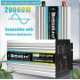 Преобразователь напряжения инвертор 12/220V PH-RD чистая синусоида 4000W (пиковая 20000w)