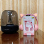Bluetooth-наушники с кошачьими ушками P47M беспроводные с LED подсветкой розовые