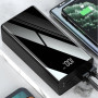 Power bank на 50000 Мач быстрая зарядка внешний портативный аккумулятор цифровой дисплей 4 порта фонарик