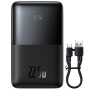 Power bank Baseus Bipow Pro з цифровым дисплеем 20000mAh быстрая зарядка 22.5W черный