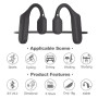 Bluetooth наушники спортивные водонепроницаемые с громкой связью игровая Bluetooth-гарнитура