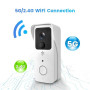 Беспроводной умный дверной уличный водонепроницаемый звонок tuya 1080P Wi-Fi домофон обнаружение движения