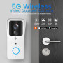 Беспроводной умный дверной уличный водонепроницаемый звонок tuya 1080P Wi-Fi домофон обнаружение движения