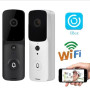 Дверной смарт звонок уличный беспроводной Wi-Fi 1080p HD видеонаблюдение обнаружение человека