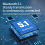 Беспроводные Bluetooth стерео наушники VG07 с костной проводимостью спортивные