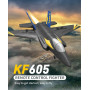 Радиоуправляемый симулятор самолета HOSHI KF605 планер F35 глайдер