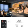Портативный светодиодный мини проектор BYINTEK R15 Проектор Для Смартфона 4K