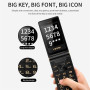 Мобильный телефон с большими кнопками Yeemi M3-1 1800 Мач 2G 2 сим карты с фонариком