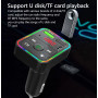 Автомобильное зарядное устройство FM-передатчик mp3-плеер Bluetooth Громкая связь