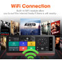 Автомобильный видеорегистратор Т78 радар-детектор DVR full hd 7 дюймов Wi-Fi 4G ADAS Bluetooth Handsfree