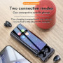 Беспроводные наушники Q1 TWS 5.0 Bluetooth  защита IPX7, PowerBank 6000 мАч