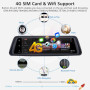 Автомобильный 4-канальный видеорегистратор 10 дюймов, 4G,  Full HD, 1080P,