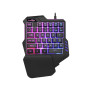Мини-игровая проводная клавиатура, механическая RGB-клавиатура для одной руки