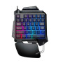 Мини-игровая проводная клавиатура, механическая RGB-клавиатура для одной руки