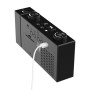 Портативный настольный USB перезаряжаемый цифровой будильник FM-радио с зарядкой телефона и проекцией