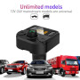Автомобильное зарядное устройство Eonline, беспроводной FM-передатчик,MP3, USB-накопитель, TF-карта,